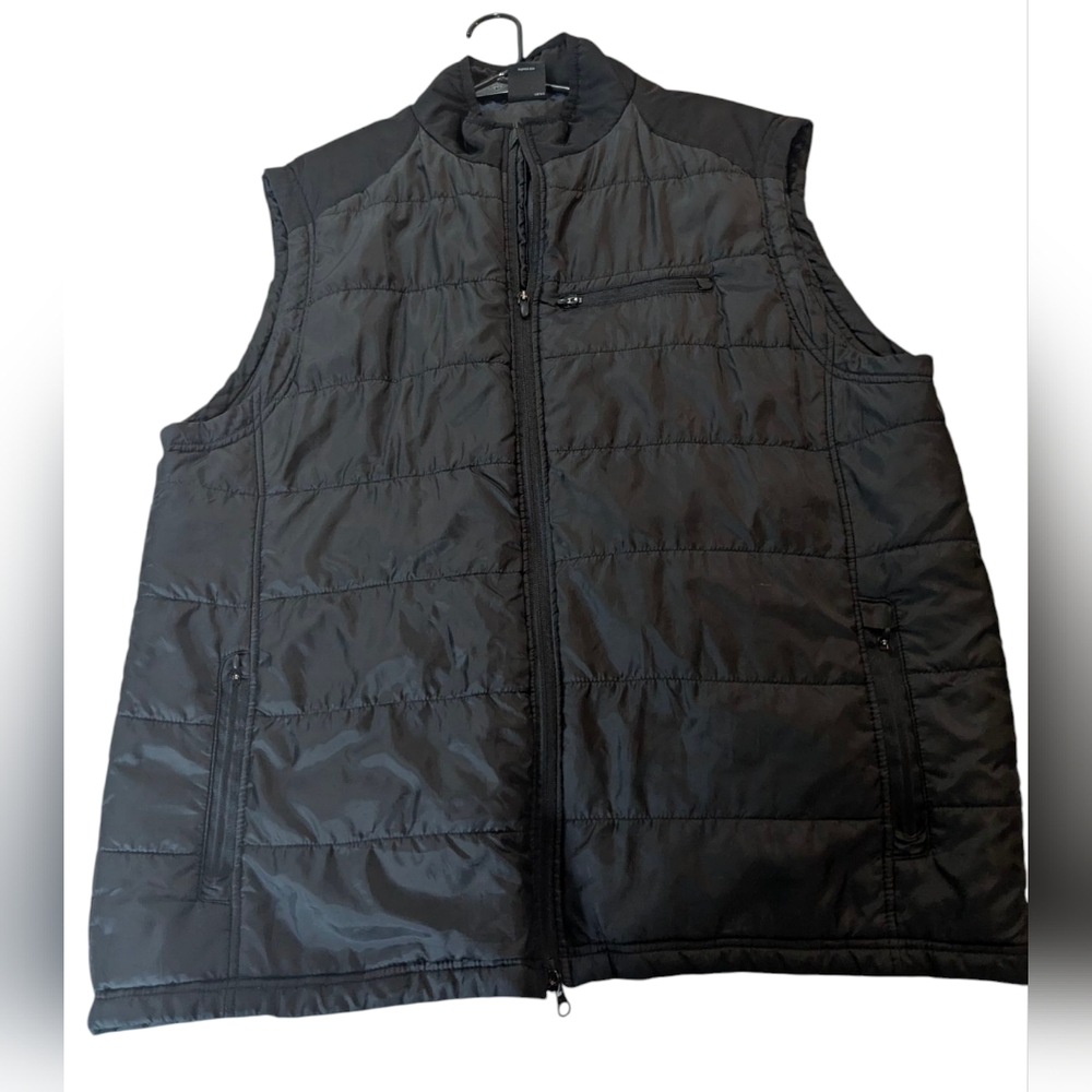 PROPPER  " Black " Quilted Full Zip Sleeveless Vest Mens Sz XL